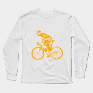 Floral cyclist Long Sleeve T-Shirt